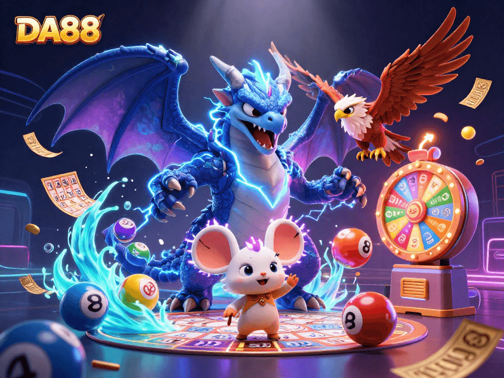 Experience the thrill of DA88 with electrifying gaming elements and dynamic lottery action!