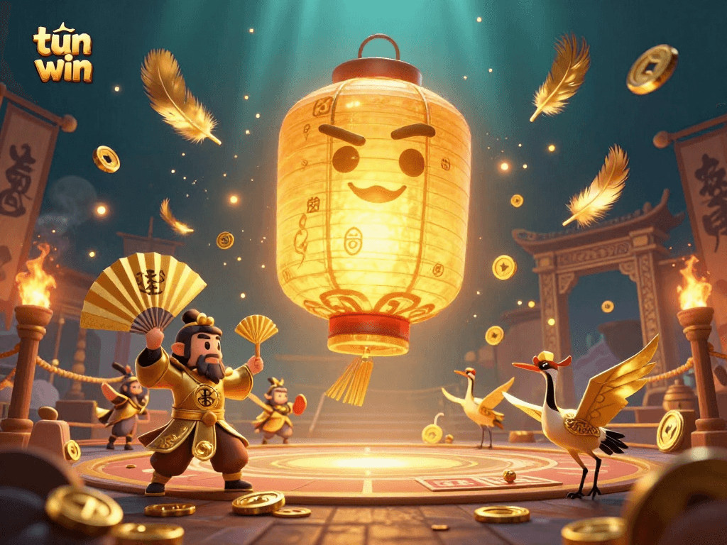 Experience the excitement of tải sun win with glowing spirits and dynamic casino elements in this vibrant illustration.