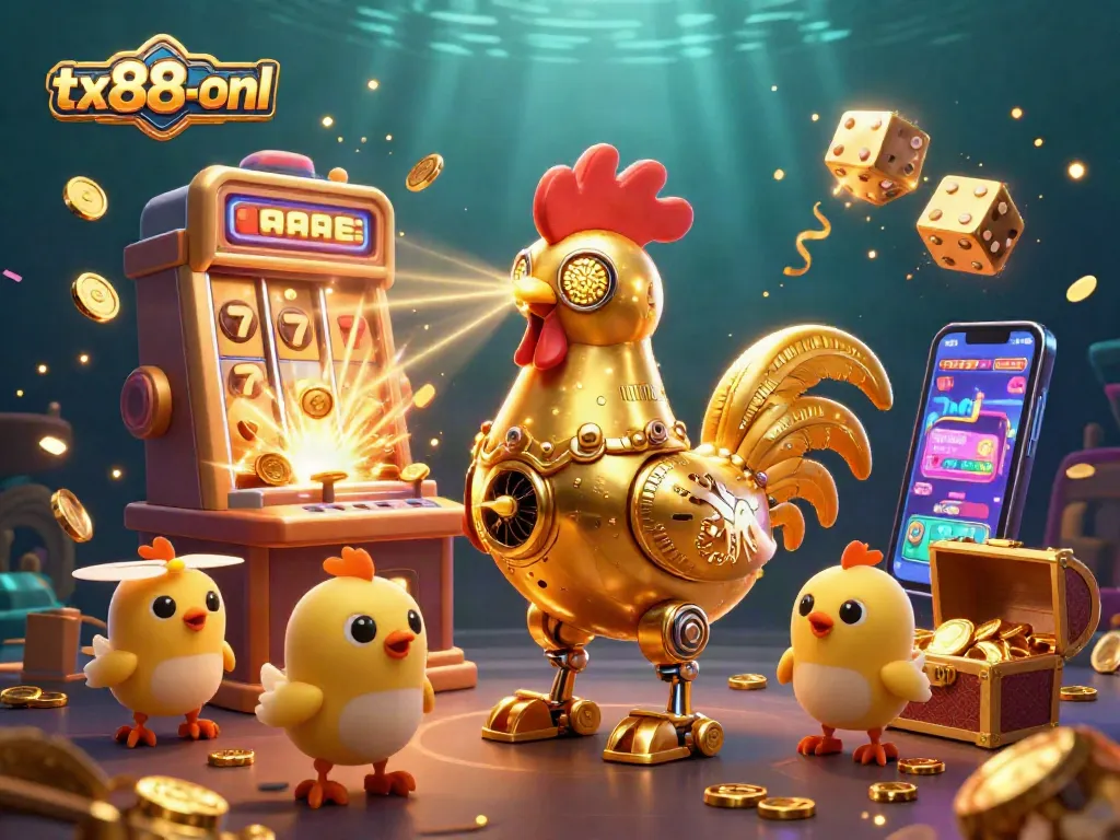 Engage with tx88-onl's vibrant, exciting casino experience featuring dynamic characters and a colorful casino environment.