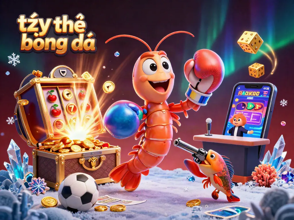 Engage with tỷ lệ bóng đá as the vibrant scene showcases energetic sports betting elements and animated characters.
