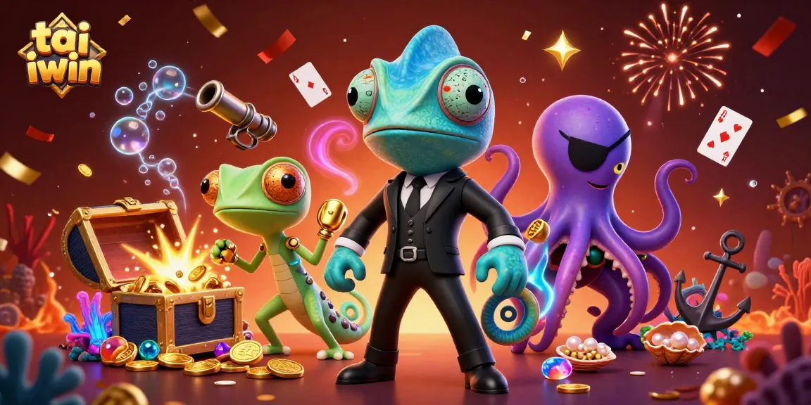 Experience thrilling slots and games at tai iwin with vibrant characters and dynamic casino elements.