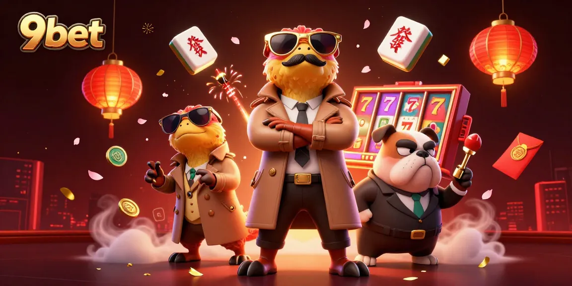 Raptors in a trench coat entering a VIP casino lounge, promoting 9bet's exciting atmosphere.