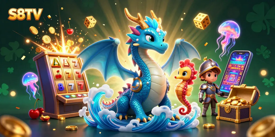 S8TV brings the excitement of slots and jackpots with vibrant characters and dynamic casino elements.