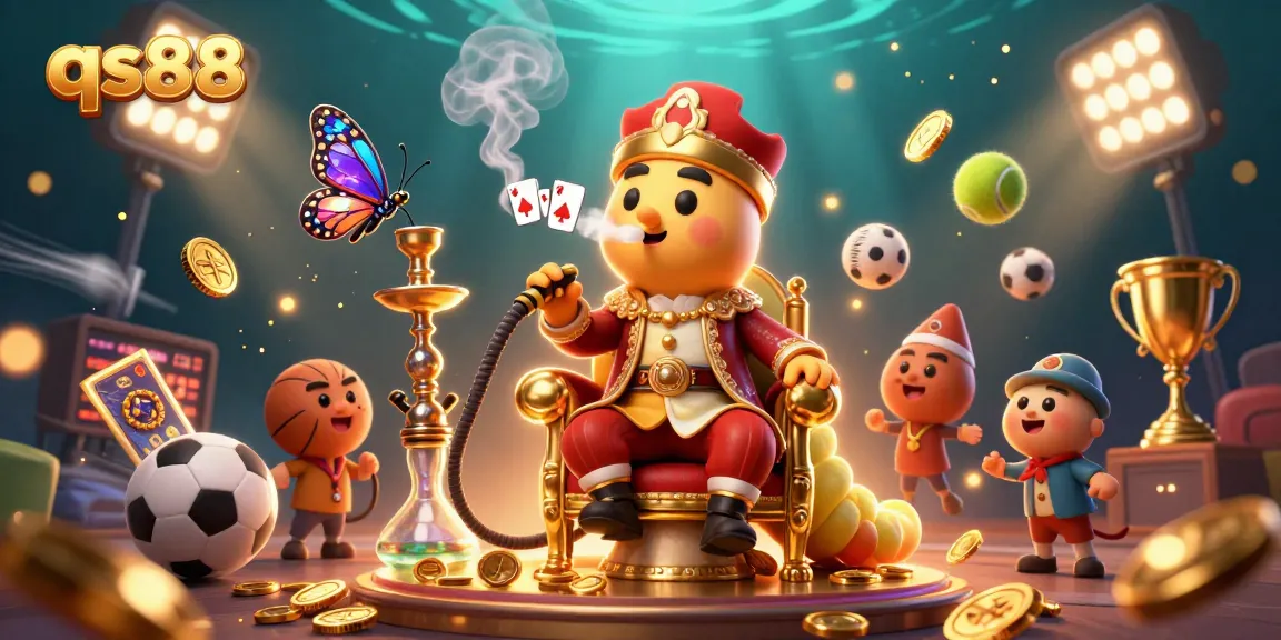 Experience the thrilling world of qs88 with dynamic sports elements and a captivating caterpillar theme.