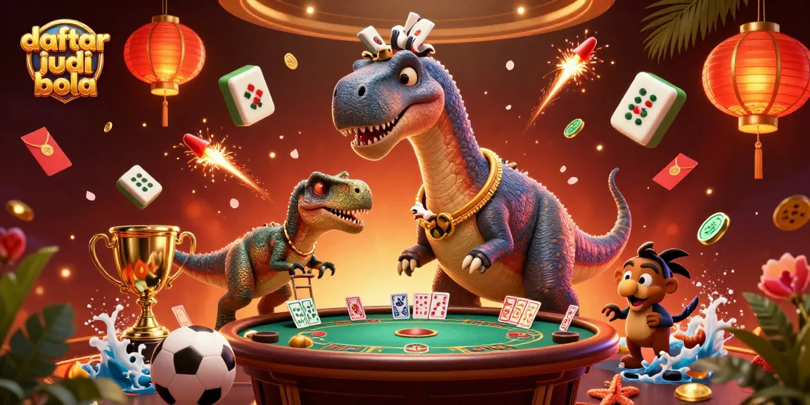 Bet on daftar judi bola with exciting sports betting scenes and vibrant 3D characters.